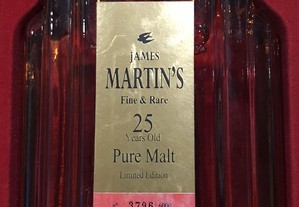 Whisky James Martins 25 anos