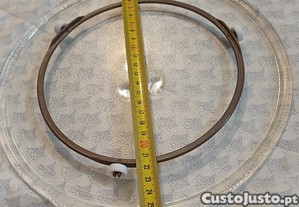Prato com suporte microondas