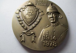 Medalha Bombeiros Valadares Inauguração Nôvo Quartel