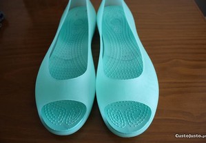 Sandálias verde água NOVAS tamanho 41