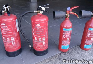 Extintores P Quimico e CO2