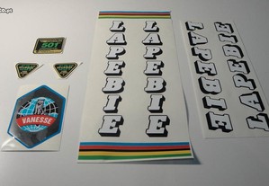 lapebie vanesse stickers Autocolantes antiga vintage