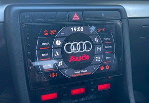 Rádio 2 DIN Audi A4 (2000 a 2009) + Android + GPS + carplay  /B6/B7 NOVOS