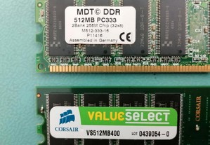 Memória 512MB DDR 400 pc3200