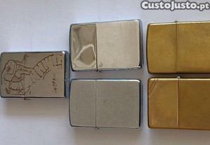 Isqueiros da marca Zippo a gasolina