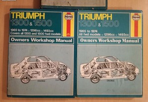 Triumph 1300 1500 - Manual Técnico Haynes e outros