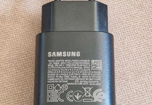 Carregador de 25W original Samsung, preto