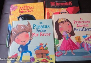 Vários livros para crianças de Bonecos