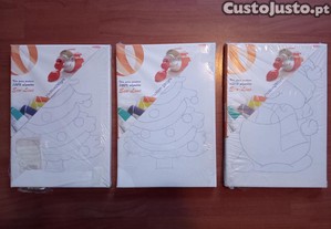 Telas com Desenho Natalcio para Colorir