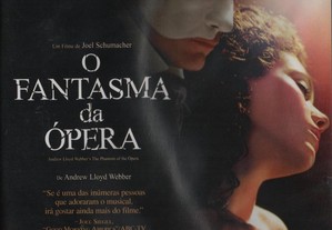 Dvd O Fantasma da Ópera - musical - selado