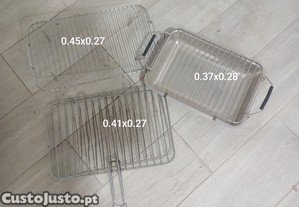 Pack de Grelhas e Assadeiras em Ao Inoxidvel