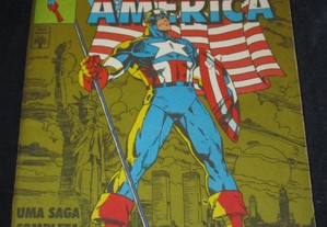 Livro BD Capitão América Edição Extra 50 anos