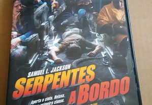 DVD Serpentes a Bordo Samuel L Jackson