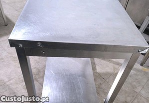 Bancada de inox Industrial 1 Prateleira
