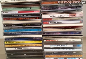 CDs de vários artistas - rock pop soul hip hop portuguesa