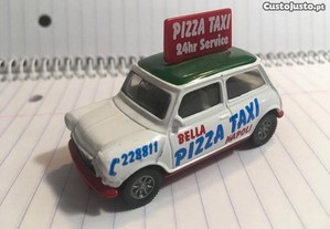 Mini Rover Mini Cooper - Taxi Pizza - Siku - Escala 1/55 - como novo