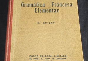 Livro Gramática Elementar Francesa Sousa Vieira