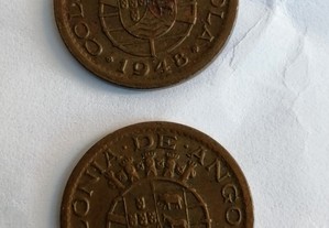 Moedas de Angola 1921/48 /49/62