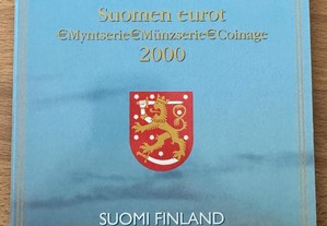 Set euros anual em carteira Finlandia 2000