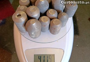 Lote 4.1kg Elétrodos / Blocos de Tungsténio Puro (Wolframio),Metal Duro - 18 Peças