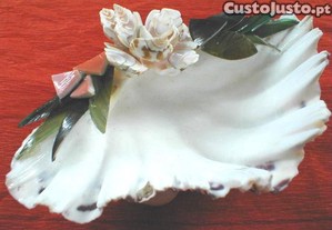 Saboneteira de concha 10x8cm