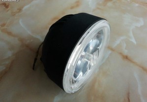 Farol luz auxiliar 10 cm lâmpada H3 12v 55w automóvel, jipe, camião, trator, reboque, etc.