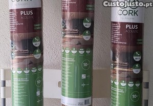 Bases para pavimento laminado flutuante GO4CORK PLUS 2MM 10M, Novas