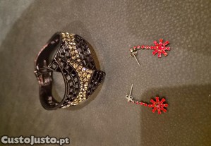 Conjunto bijuteria Morana