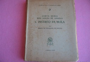 Os Solos de Angola, Distrito de Huíla - 1959