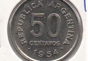 Argentina - 50 Centavos 1954 - soberba