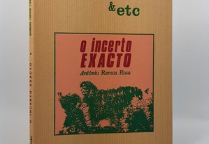 POESIA &etc António Ramos Rosa // O Incerto Exacto 1982 Dedicatória