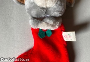 Meia Peluche de Natal