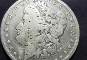 Moeda de 1 Dólar dos Estados Unidos da América 1890