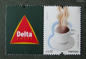 2009 - Selo Corporate Nº 3890A: Os Selos e os Sentidos - Delta Café