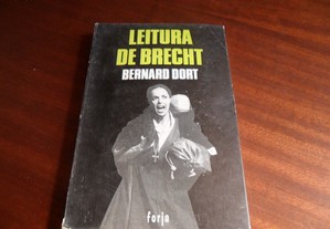 "Leitura de Brecht" de Bernard Dort - 1ª Edição de 1980