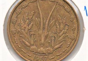 África Ocidental Francesa (Togo) - 25 Francs 1957 - mbc