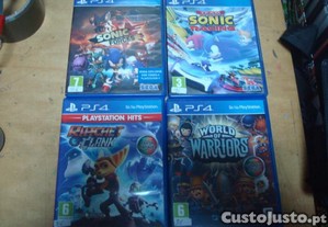 Lote 17 jogos ps4 playstation 4