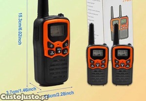 Walkie-talkie novo em caixa