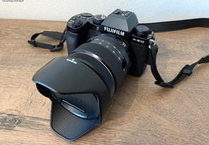 FUJIFILM X-S10 + XF 16-80mm, Cartão 128GB, Bolsa, Carregador, Baterias