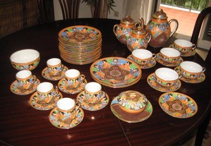 Serviço chá e café antiga porcelana japonesa,1910