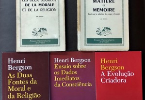 Henri Bergson - pack de livros