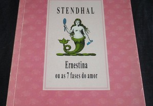 Livro Ernestina ou as 7 fases do amor Stendhal