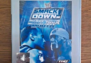 Jogo Playstation 2 SmackDown Shut Your Mouth Platinum