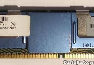 1GB Micron Crucial MT9HTF12872FY-667E1D4 PC2-5300F DDR2 Ecc Memória Servidor