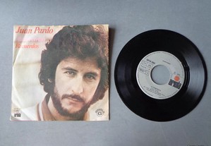 Disco single vinil - Juan Pardo - Recuerdos