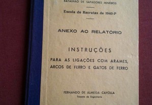 Instruções Para as Ligações com Arames,Arcos de Ferro..-1941