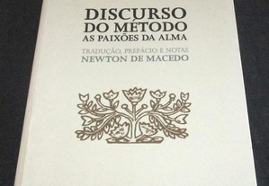 Livro Discurso do Método Paixões da Alma 2008