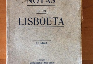 Notas de um lisboeta - Álvaro Pinheiro Chagas 1910