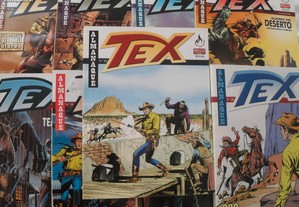 Almanaque TEX 20 21 22 23 24 25 26 27 28 e 29 lote Mythos Bonelli Comics BD banda desenhada Western