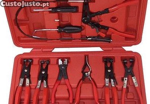 Kit 7 alicates para abraadeiras